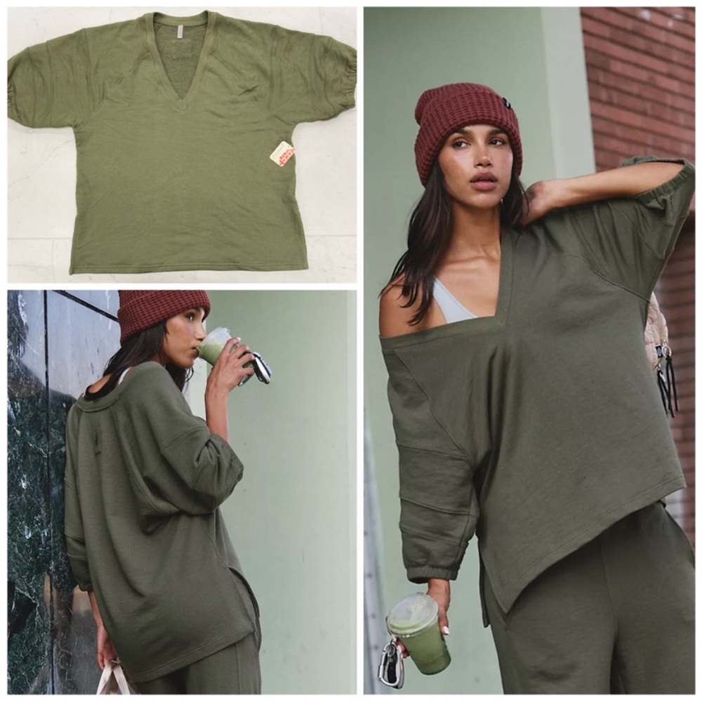 NWT  free people On The Run Top / Adventurer   Size : S